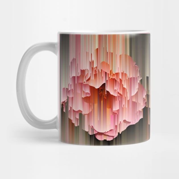 Glitched Open Rose by JillyBeanDesign